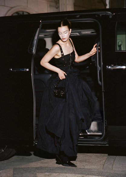 Strap and sling dress