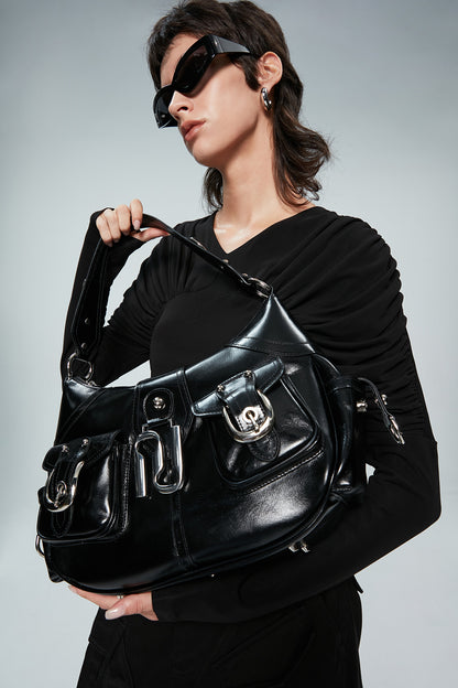 Genuine leather retro function pack