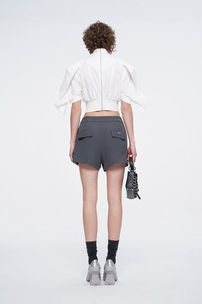 Special-shaped sleeve top