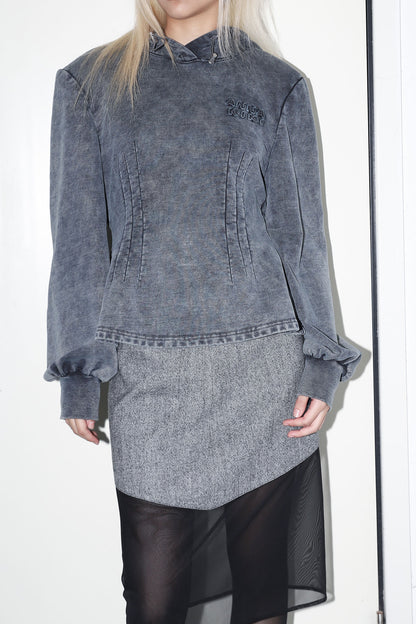 Stir-fried embroidered hourglass sweatshirt