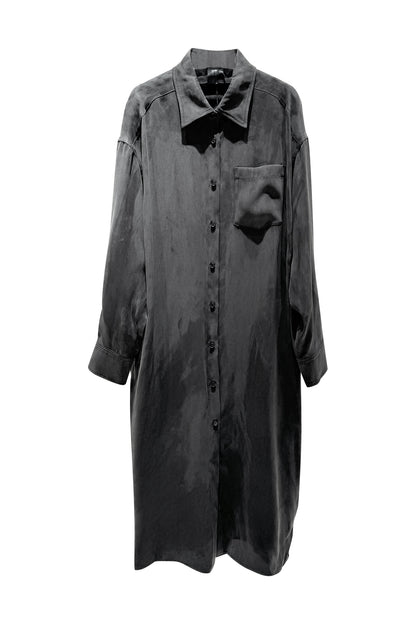 Tencel Loose-Fit Long Shirt