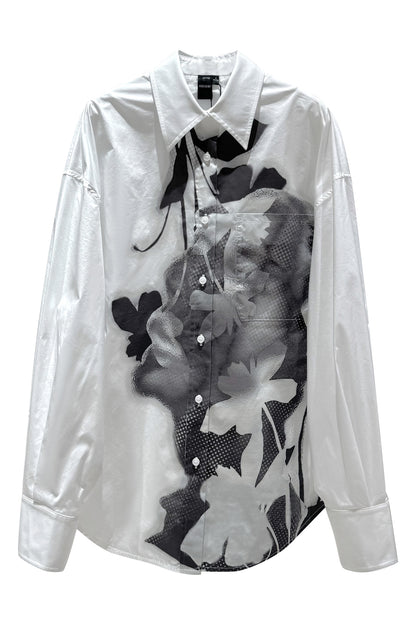 Digital portrait printed shirt