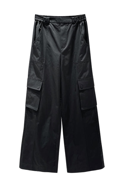 Work style loose trousers