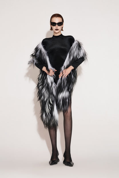 Acetate Velvet Off-Shoulder Jumpsuit