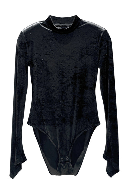 Acetate Velvet Off-Shoulder Jumpsuit